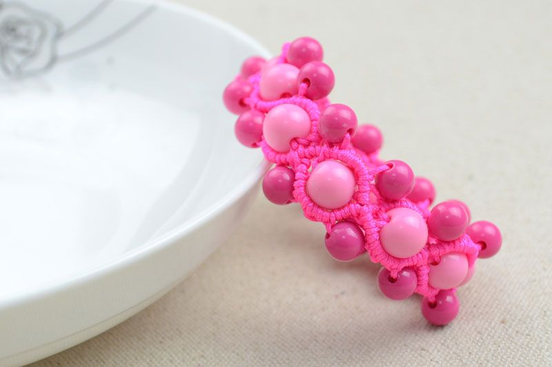 Unique Handmade Beaded Jewelry Out of String and Acrylic Beads