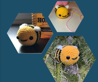 BEE Positive Crochet Bumblebee 