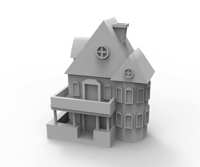 HOUSE 3d Print (without Support)