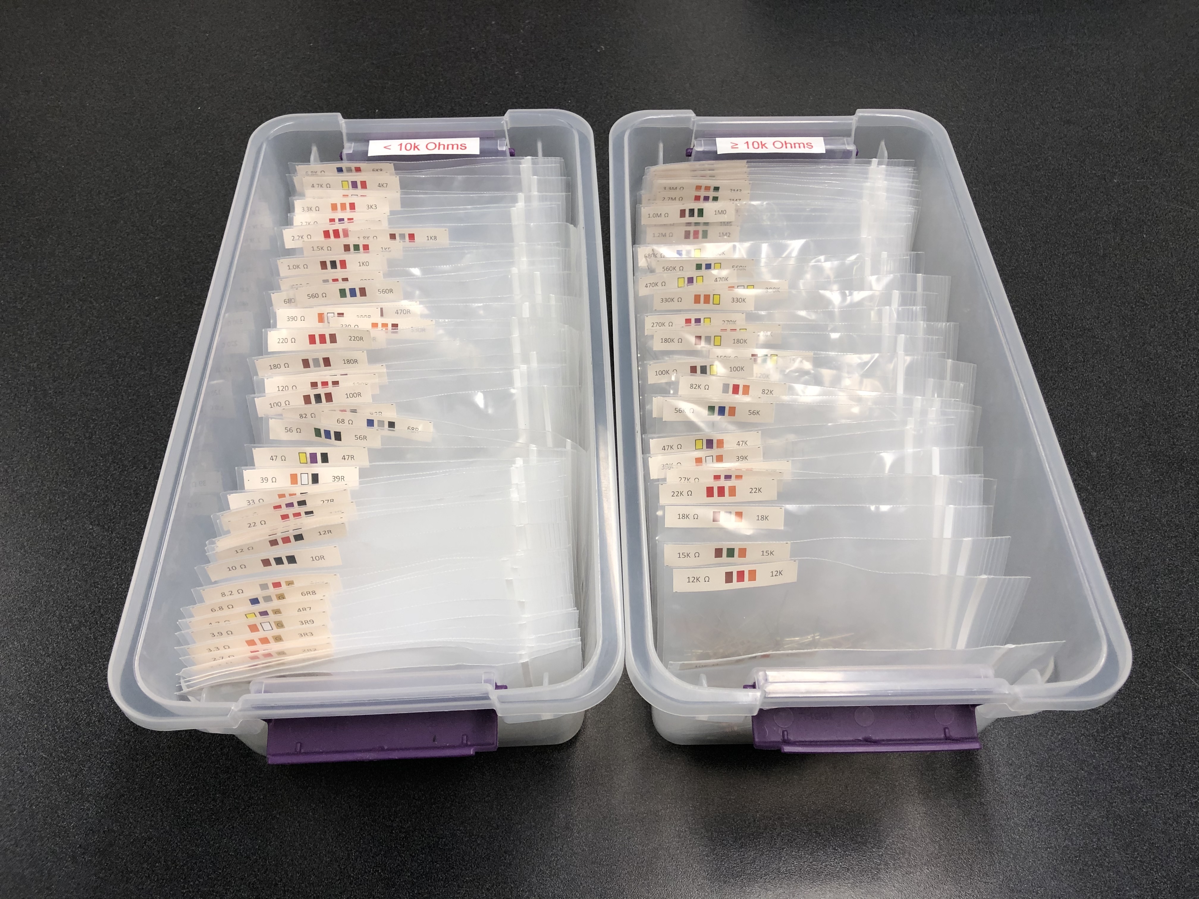 Electronic Resistor Organizer 3 Steps Instructables