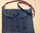 Denim Bag From Thrift Store Materials