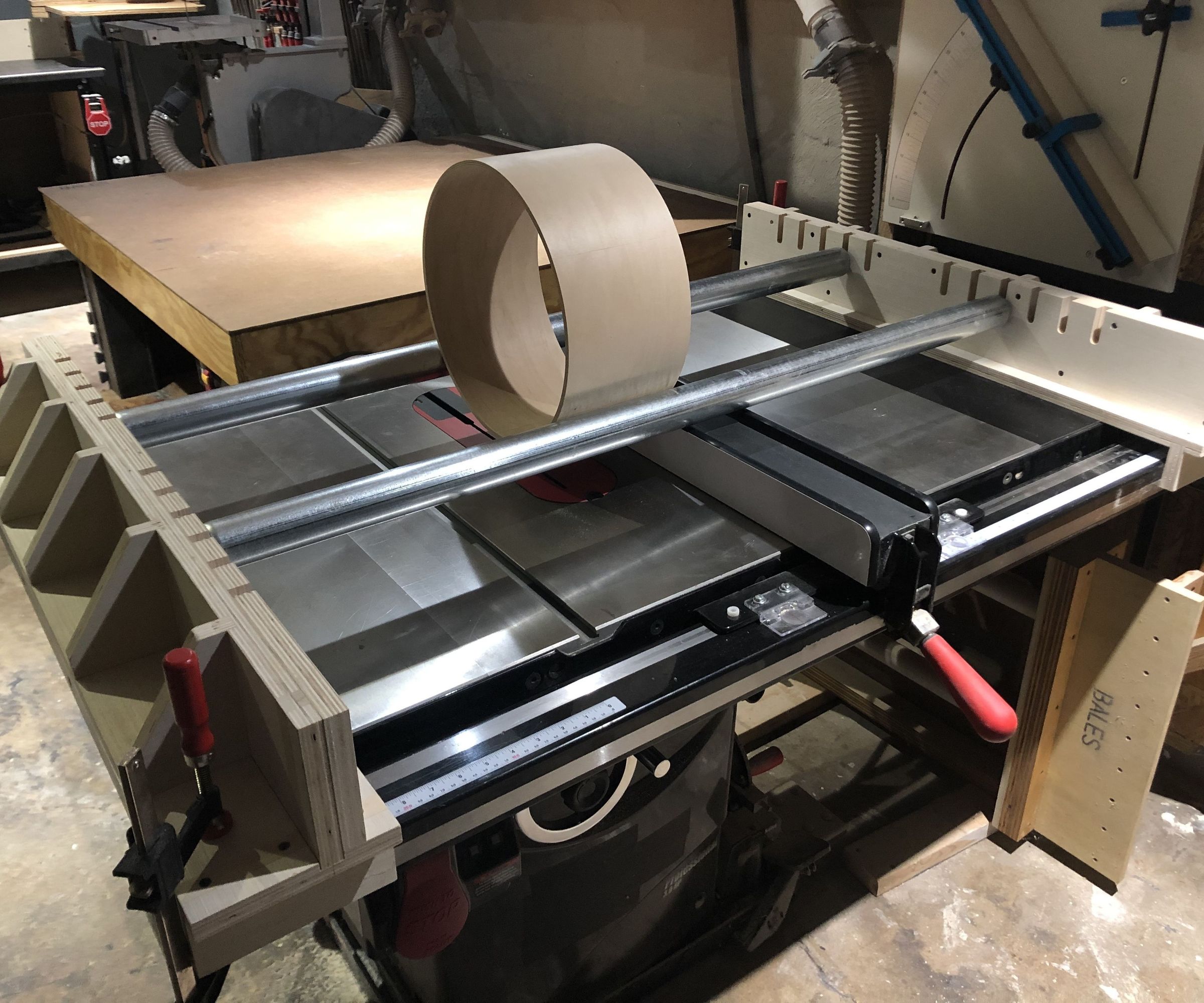 Drum Shell Roller Jig