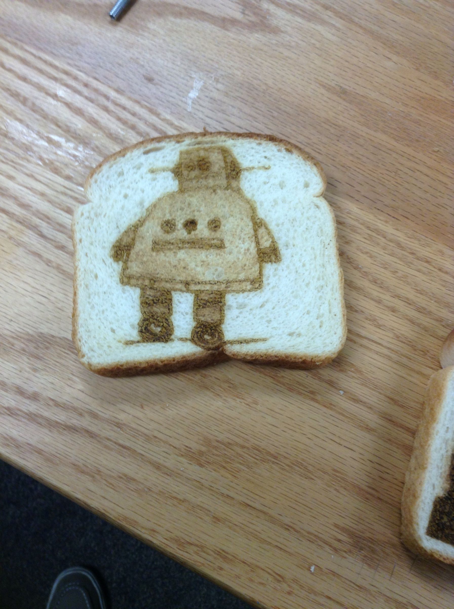 Laser Engraved Toast