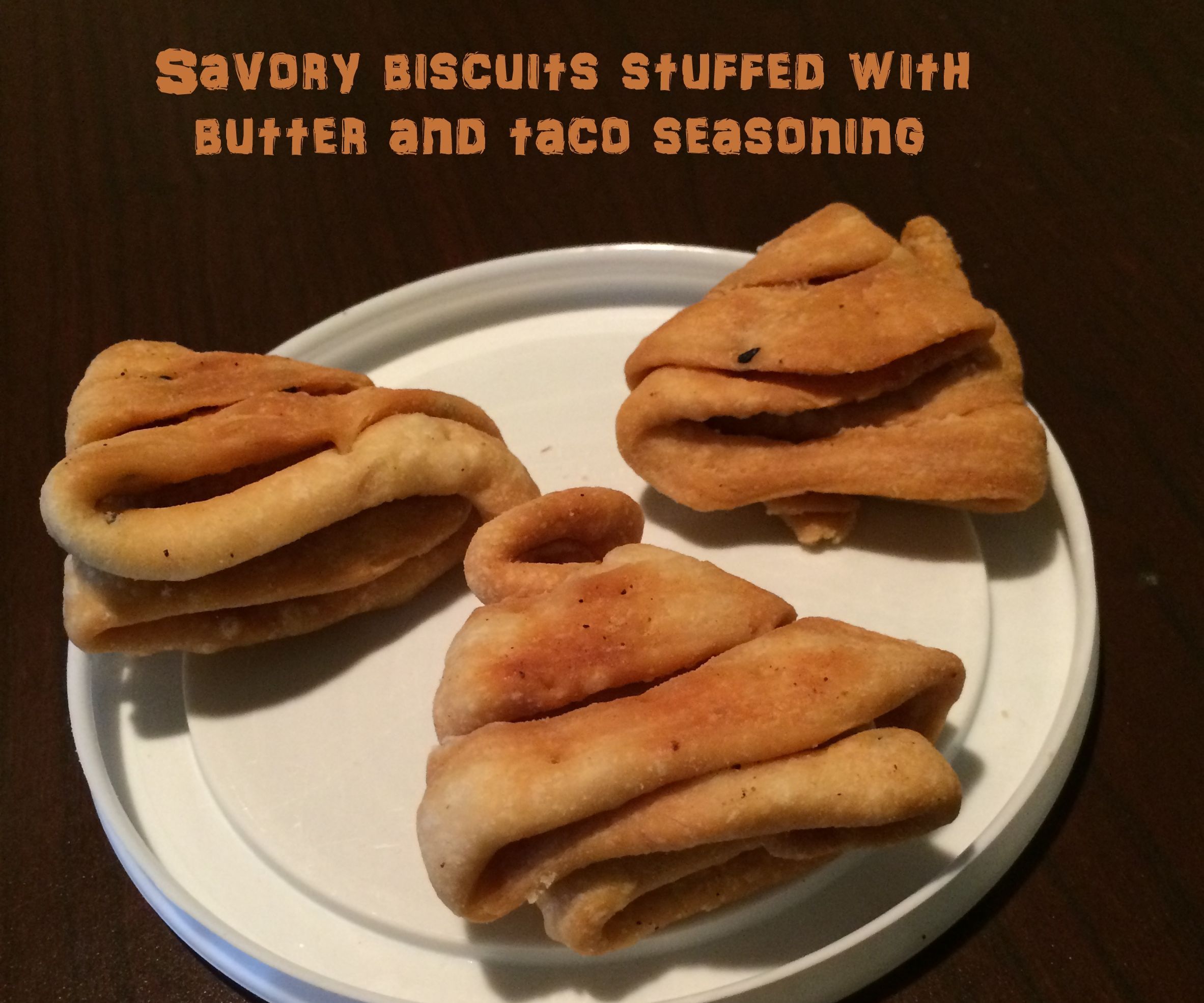 Savory Biscuits Stuffed With Butter and Taco Seasoning
