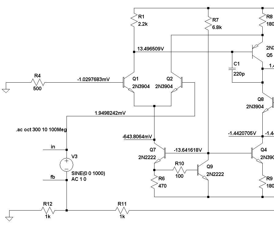 Discrete Op Amp