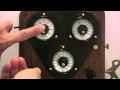 Steampunk Analog Gauge Moonphase Clock