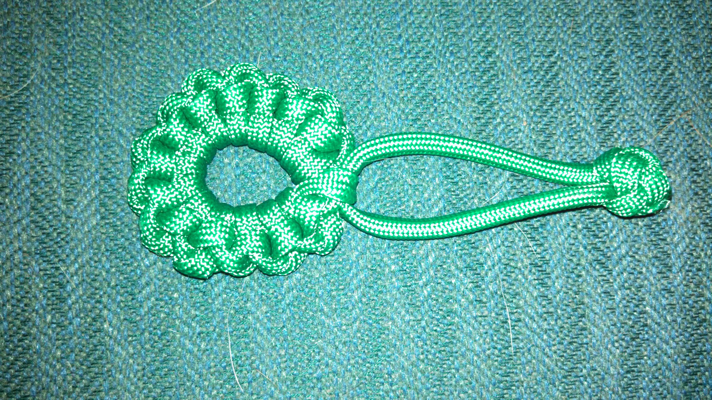 Paracord Wheel of Law Keychain