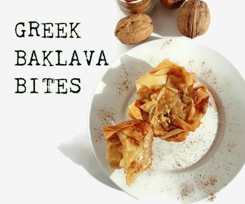 Greek Baklava Bites