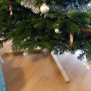 Christmas Tree Stand From IKEA Stool