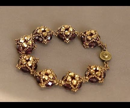 Beaded Bracelet - Handmade Bracelet With Bohemian Crystals and Miyuki Seed Beads