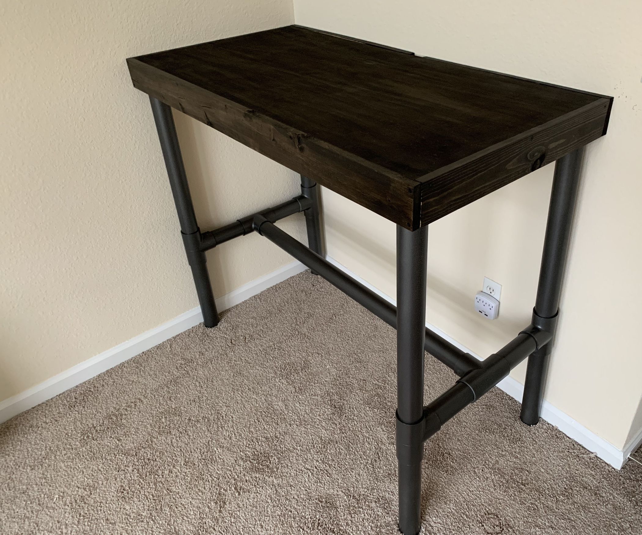 Homemade Standing Desk 11 Steps (with Pictures) Instructables