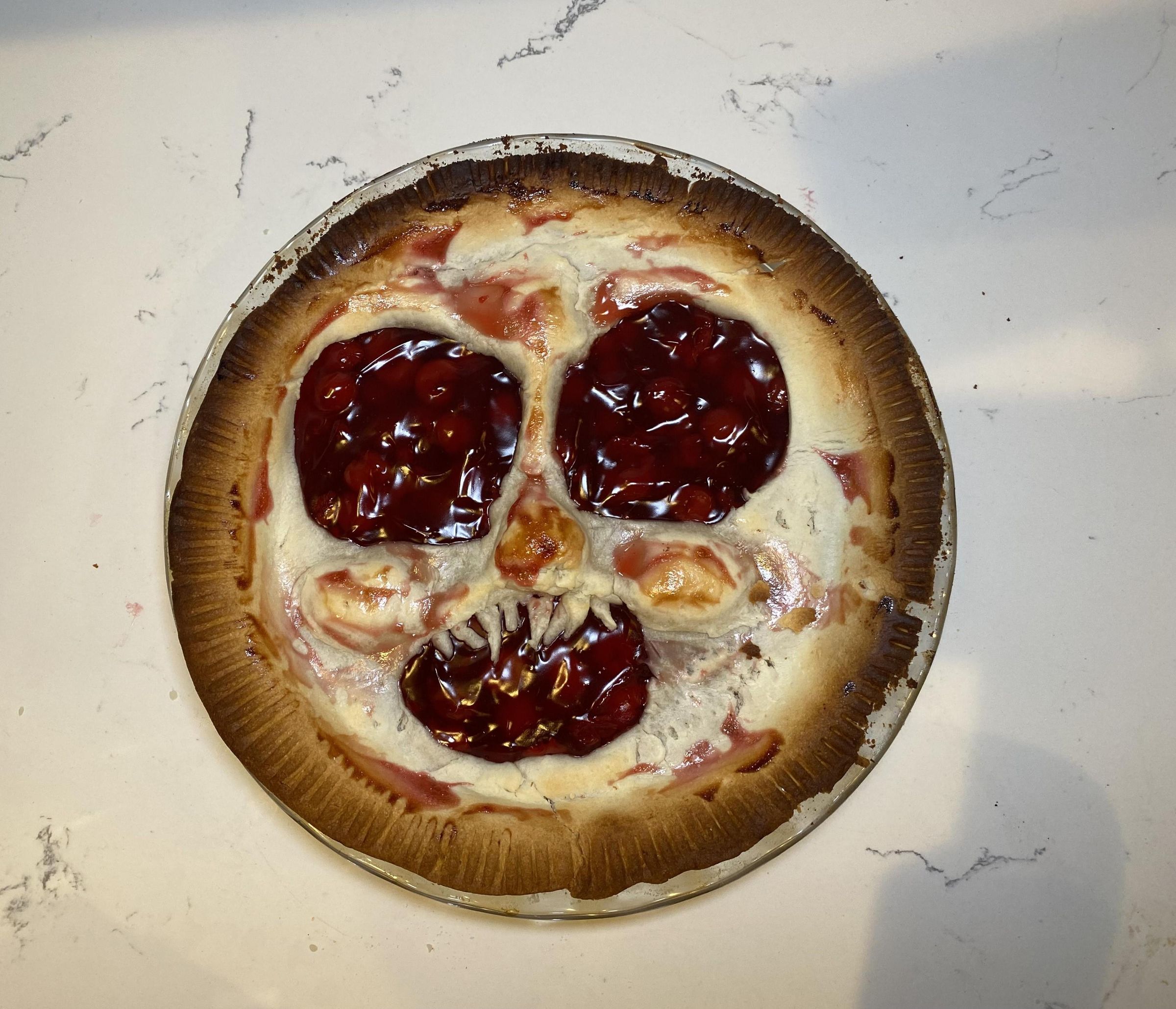 Scary Face Pie