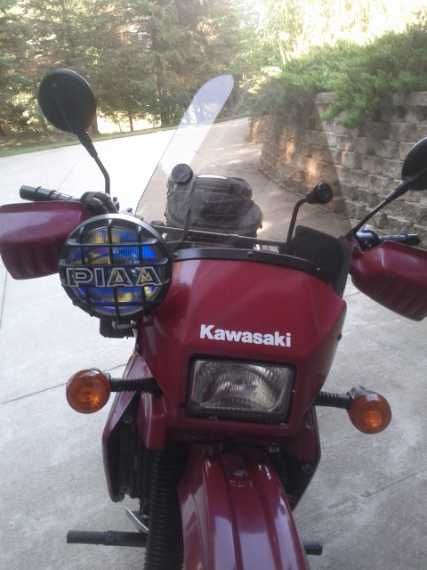 Motorcycle (KLR650) PIAA Light Mod.