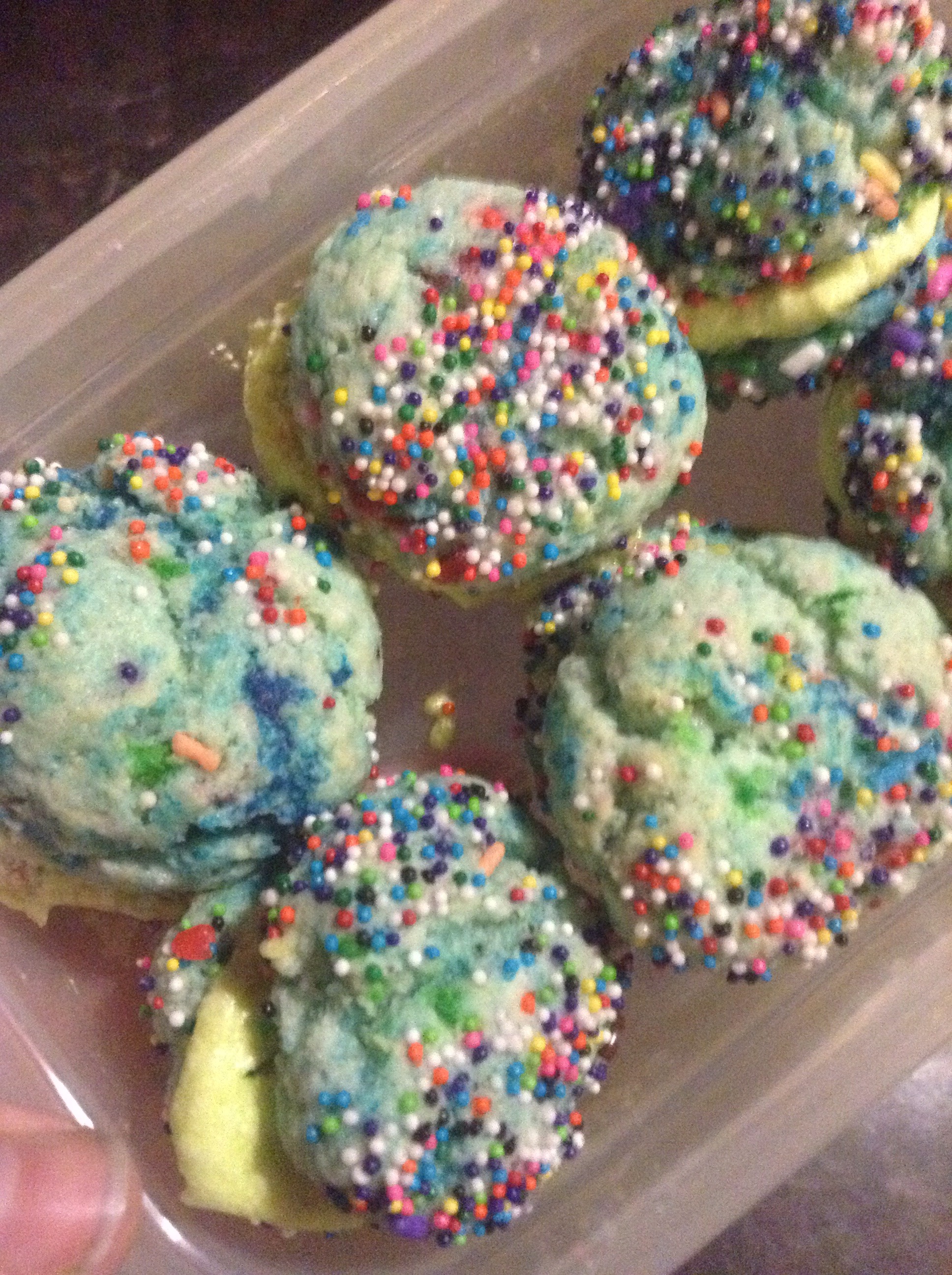 Cake Mix Cookie Sandwiches