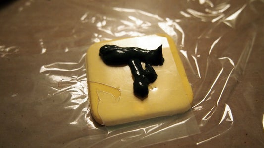 Stencil With Royal Icing