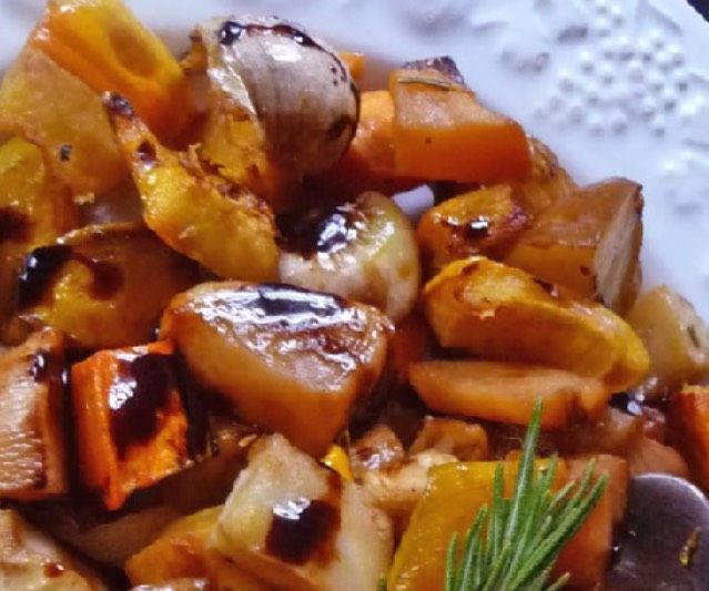 Norwegian Honeyed Root Vegetables