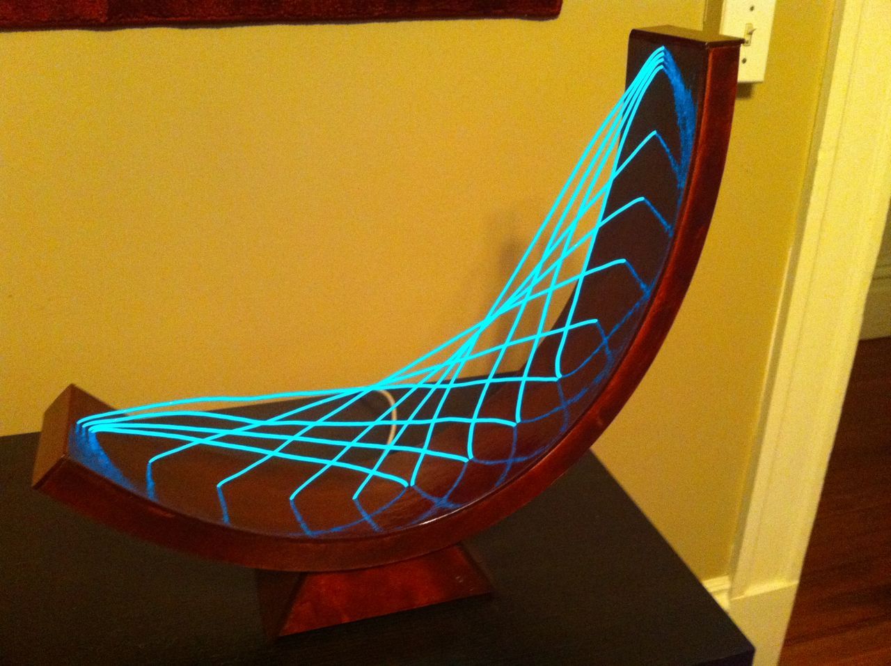 EL Wire Spiderweb