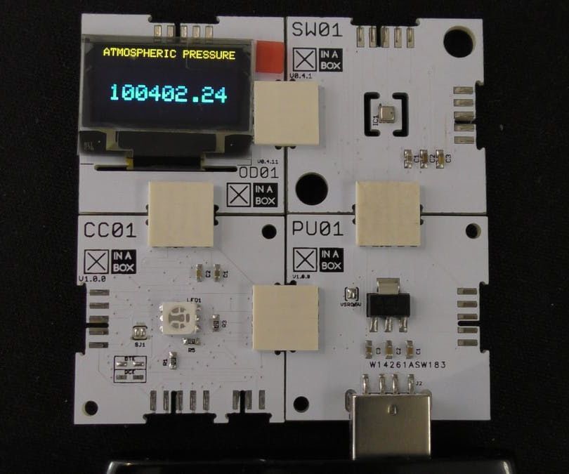 Atmospheric Pressure Measurement Using XinaBox XChips