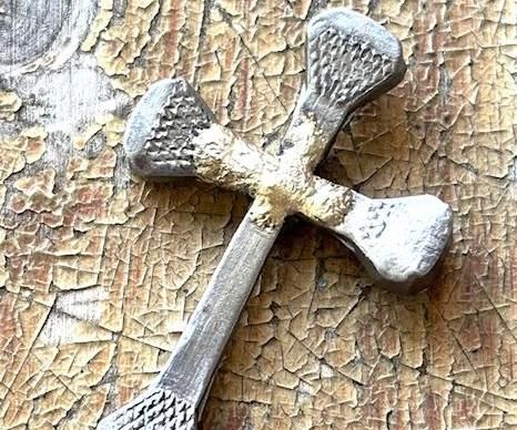 Horseshoe Nail Cross