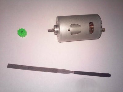Add Pinion to Motor