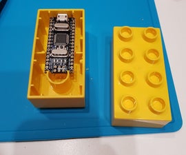 Step 1: Carve and Drill the Insides of Duplo Block