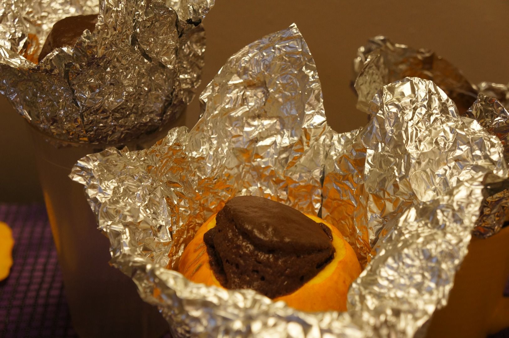 Bake a Cake Inside a Pumpkin and Carve It 11 Steps (with Pictures