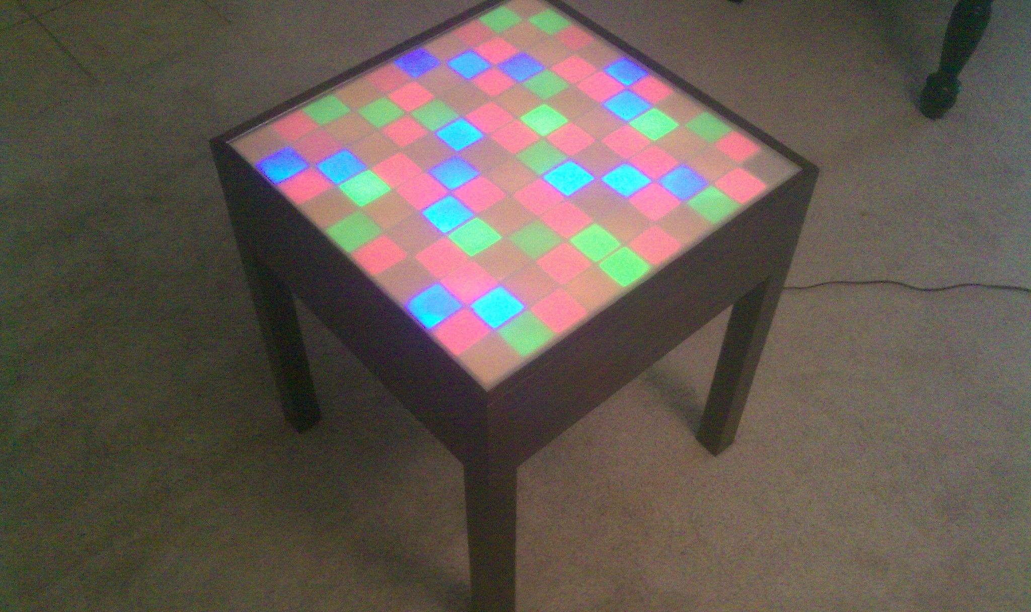 The Easy Light Up, Animated Table. No Electronics Skills Needed!