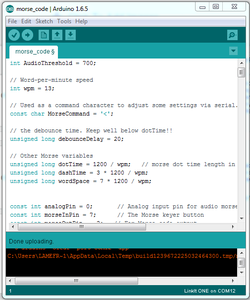 Morse Code Encoder/Decoder Using LinkIt One : 6 Steps (with Pictures ...