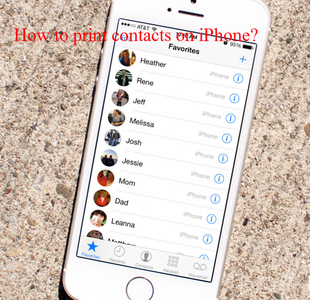 How to Export & Print Contacts on IPhone