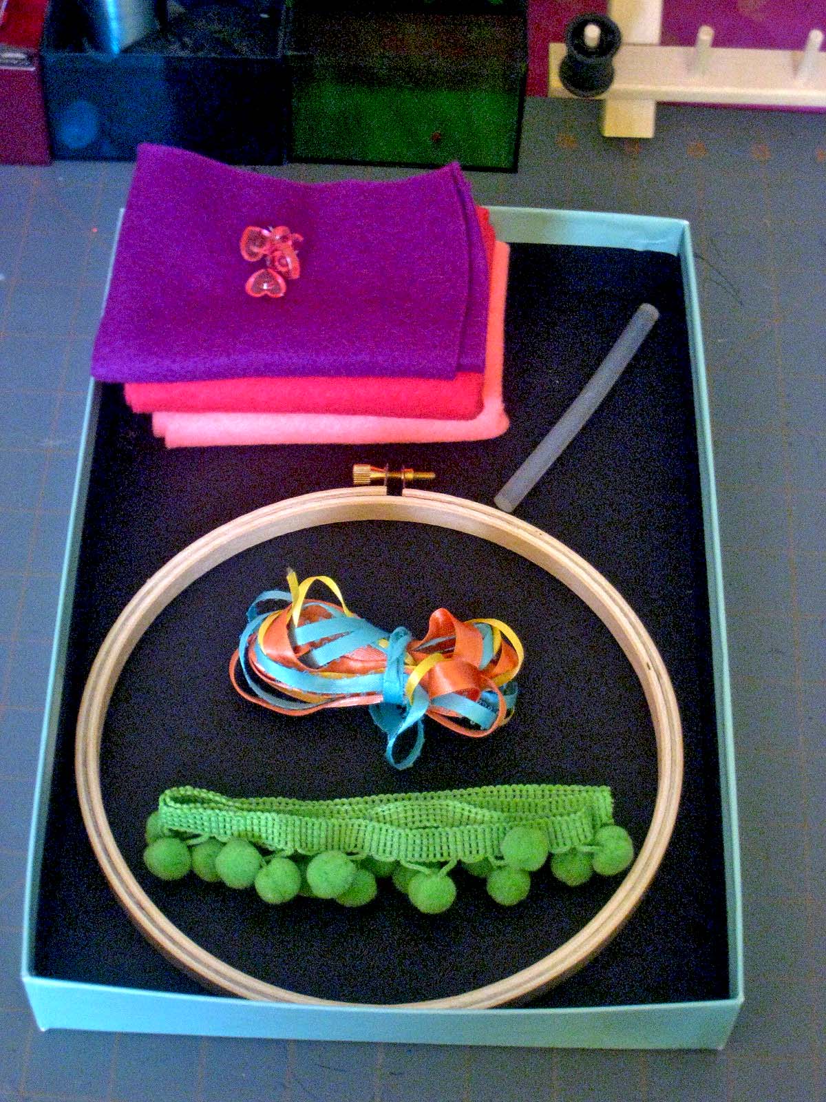 Embroidery Hoop Mobile 5 Steps Instructables