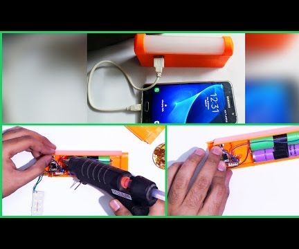 How to Make 12000mAh Powerbank With Super Bright Emergency LED Light | Tutorial 