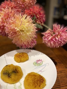 Pumpkin Pancake With Red Bean!