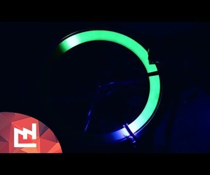 Phosphorescent Bike With Ultraviolet LEDS