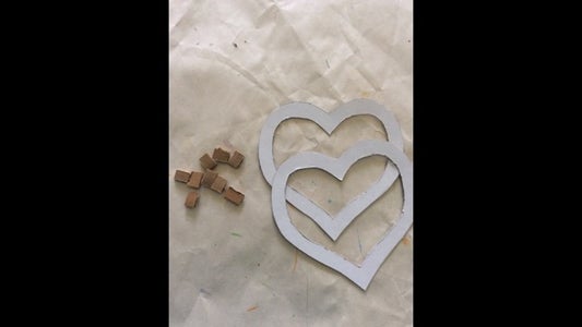 Making Hearts in Cardboard
