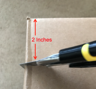 Cut Off Bottom of Box