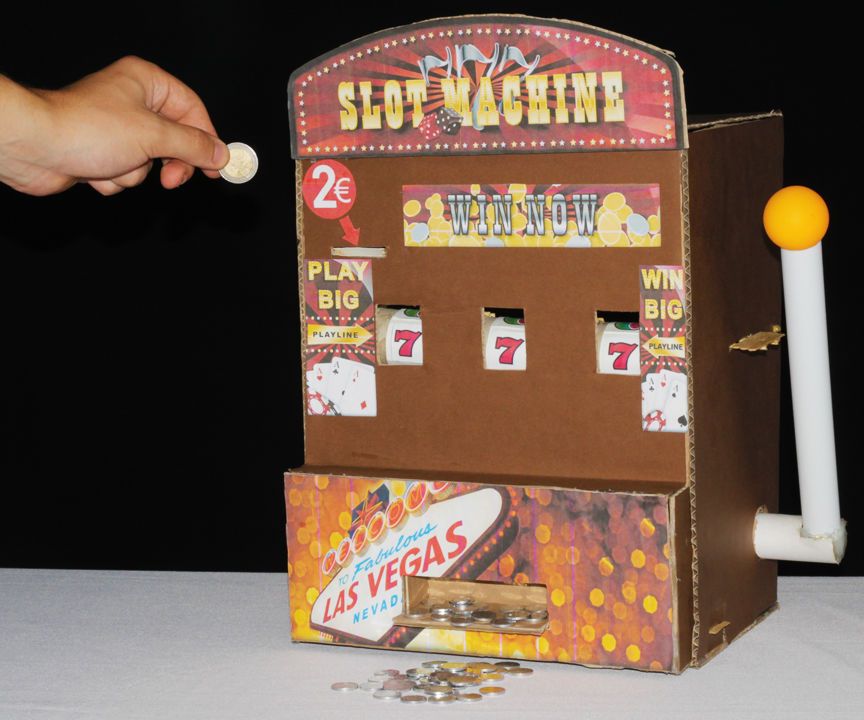 HOW TO MAKE SLOT MACHINE (DIY)