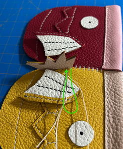 Sewing Together the Body: Attaching the Bottom Fin