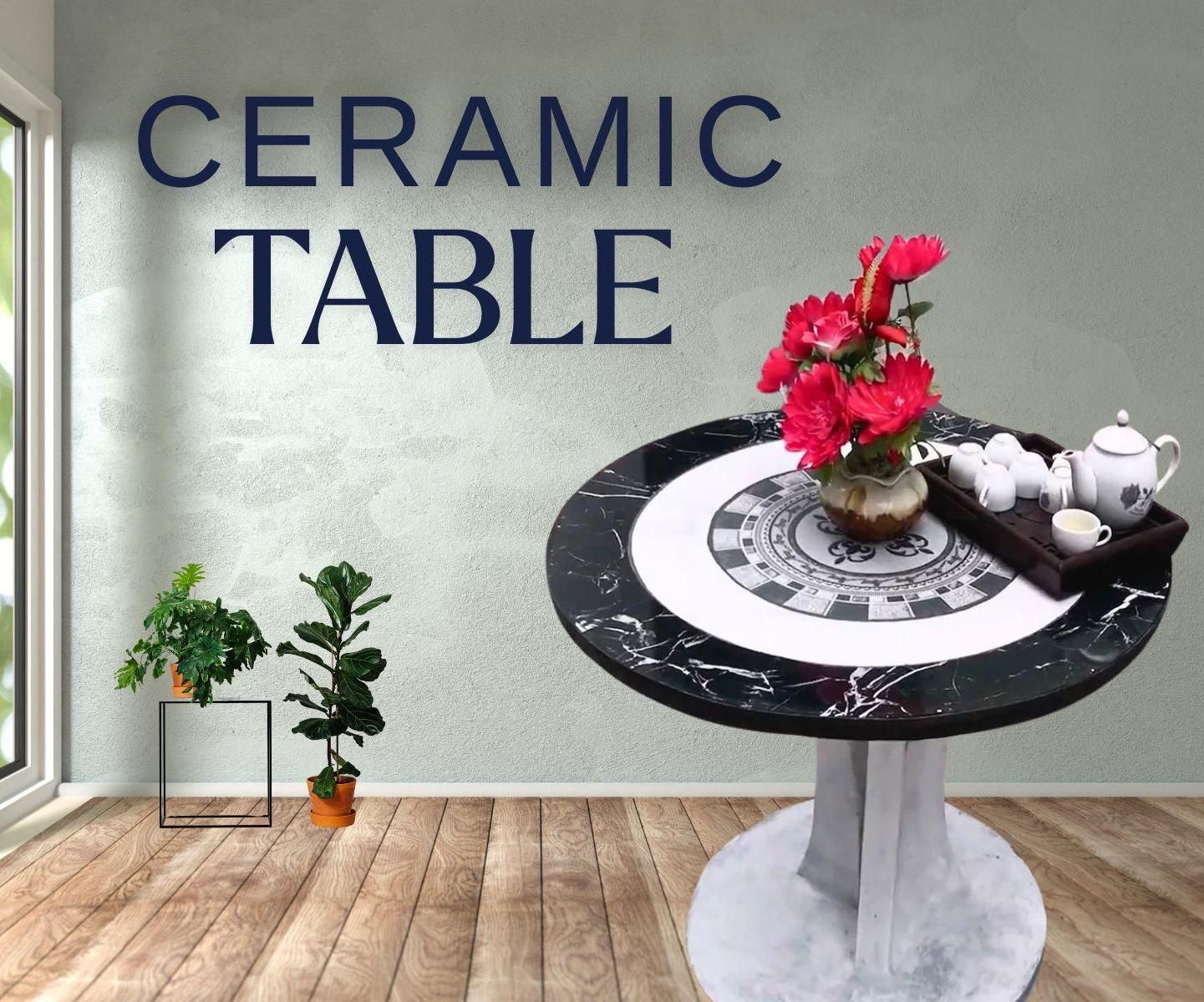 Turn Ceramic Tiles Into a Stunning Tea Table ☕✨