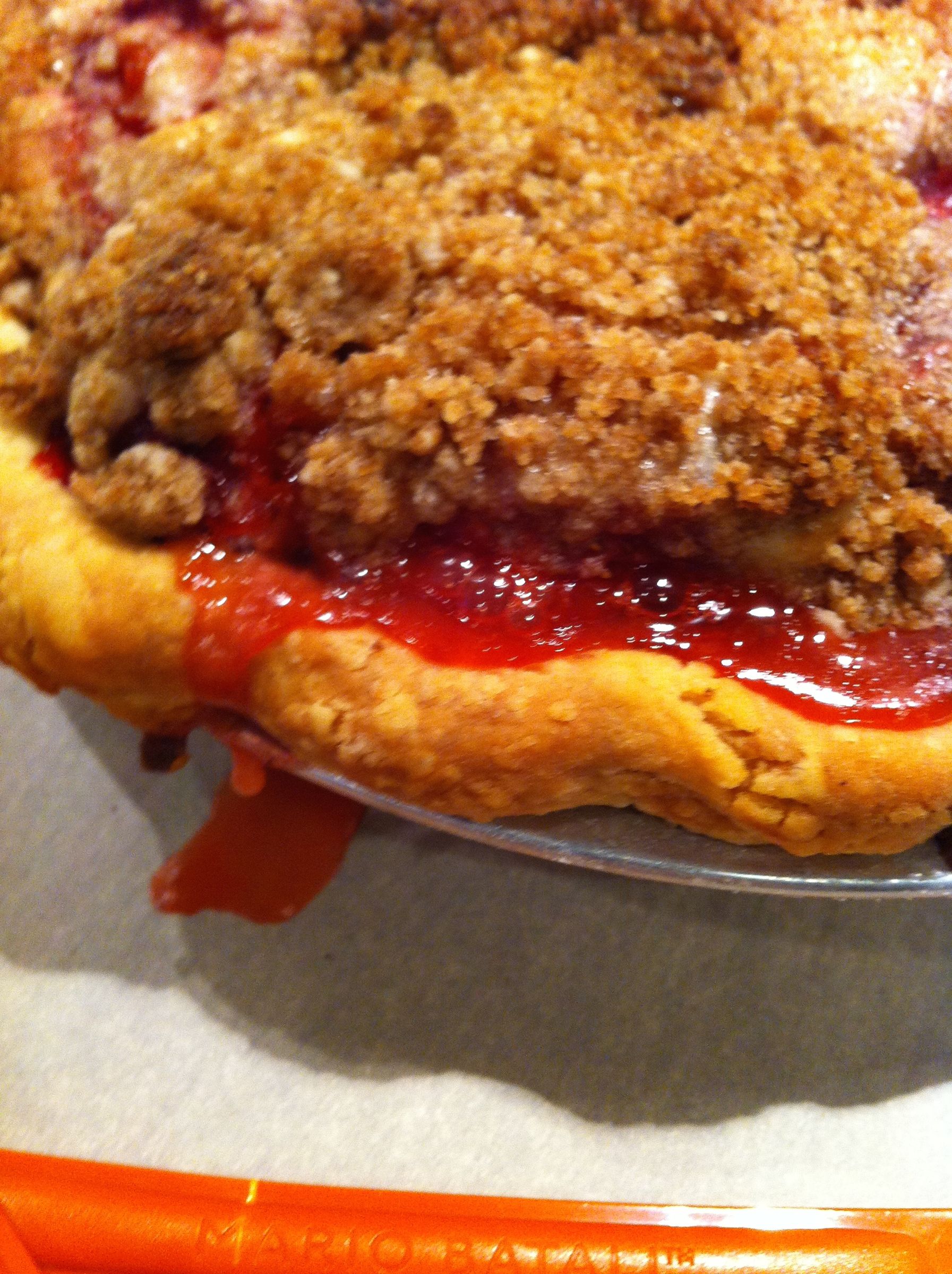 Strawberry Rhubarb Sour Cream Pie With Sophia 7 Steps (with Pictures