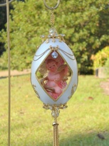 Cherub Egg - Faberge' WannaBe