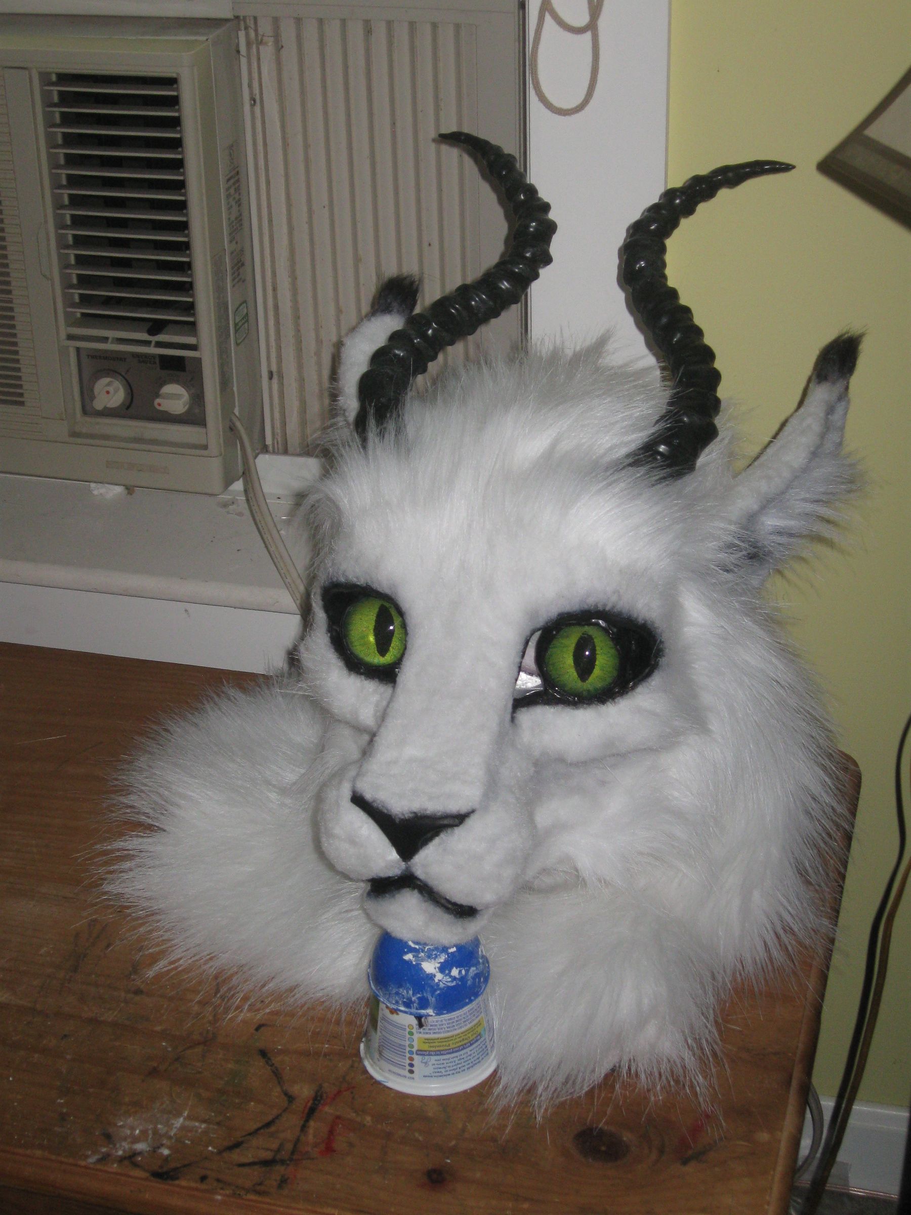 Making a Cat(?) Mask with Fiberglass