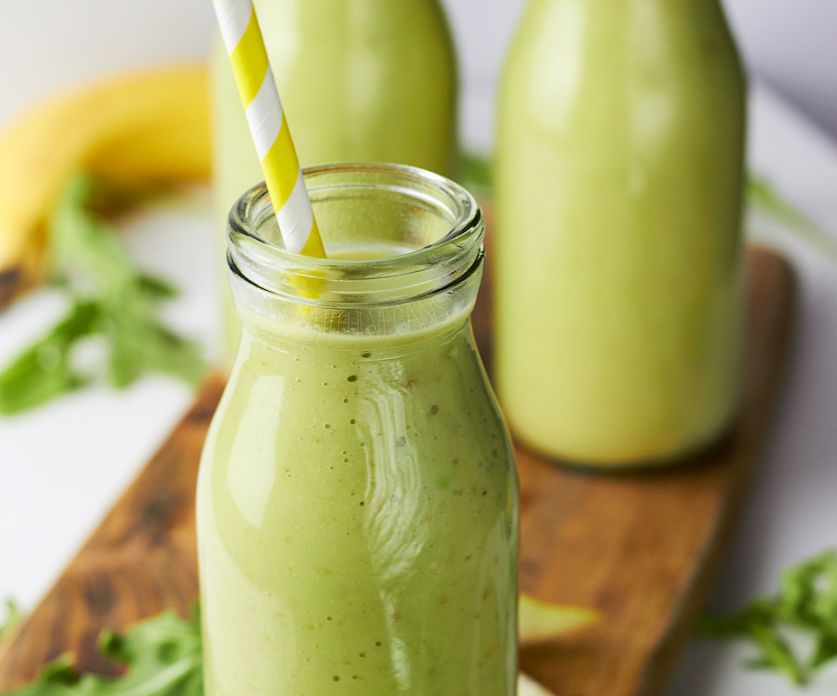 Pear, Avocado and Rocket Green Smoothie