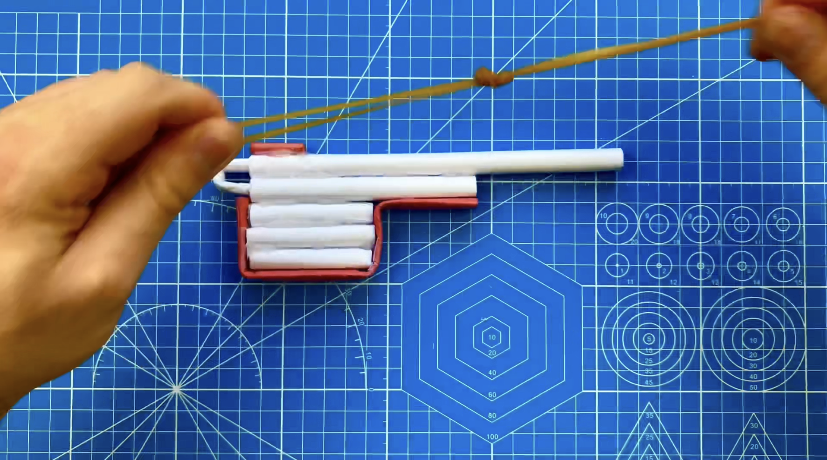 Powerful Rubber Band Gun Made From Paper : 10 Steps - Instructables