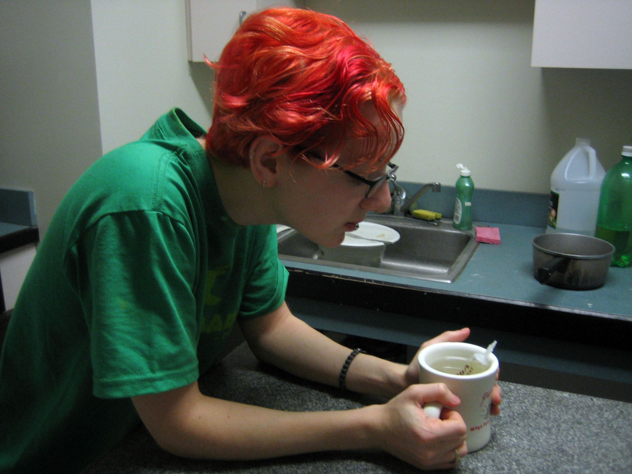 Dye your hair a strange color