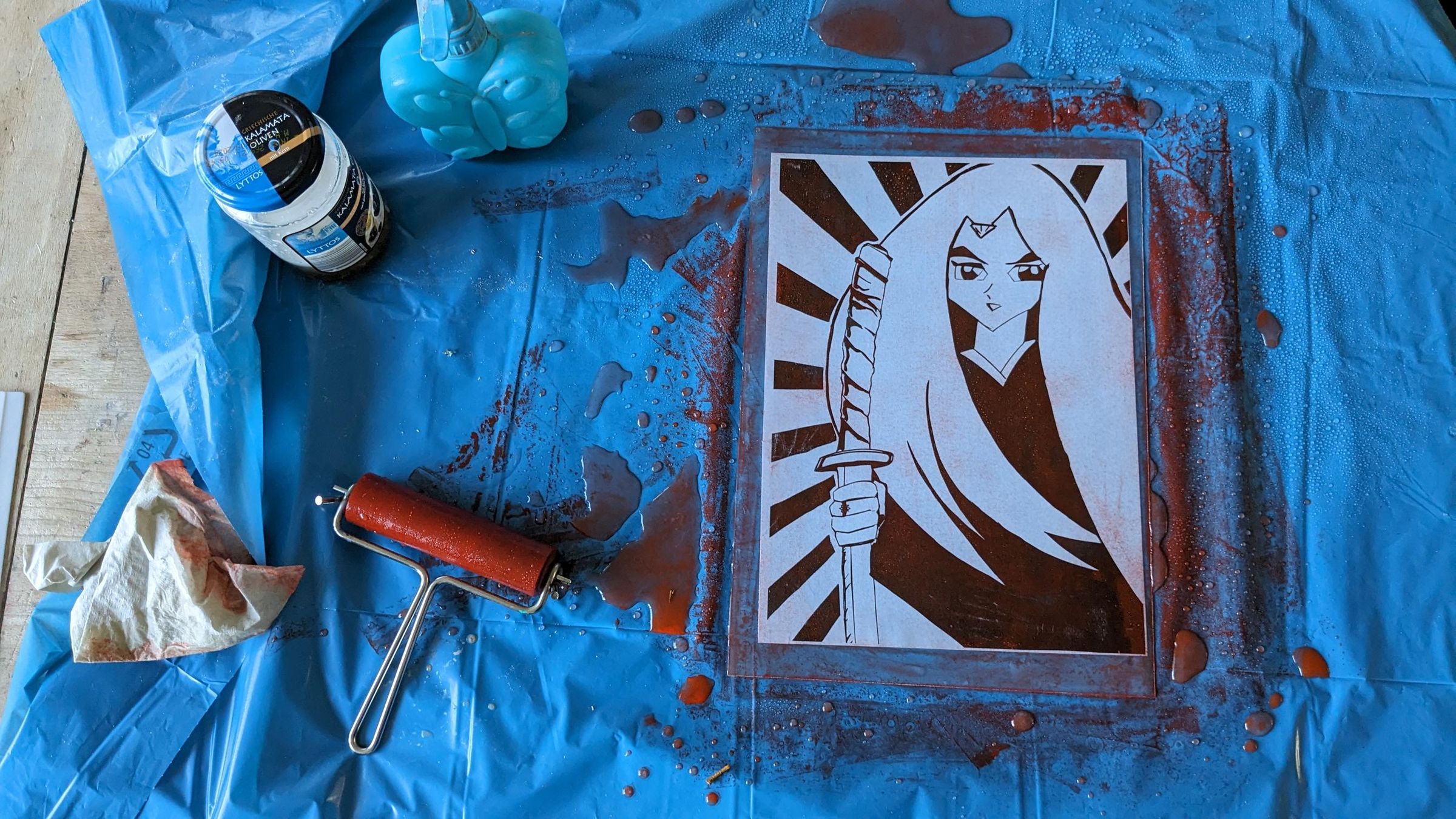 Easy Transfer Lithografy/Planography for School (with Pictures