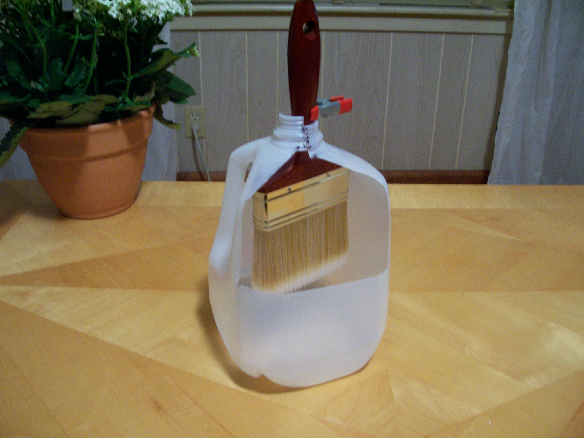 Preserve Quality Paintbushes Forever. Dripdry. Builtin Handle. Easy