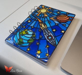 Cosmic Folder – a Space-Inspired Binder Cover