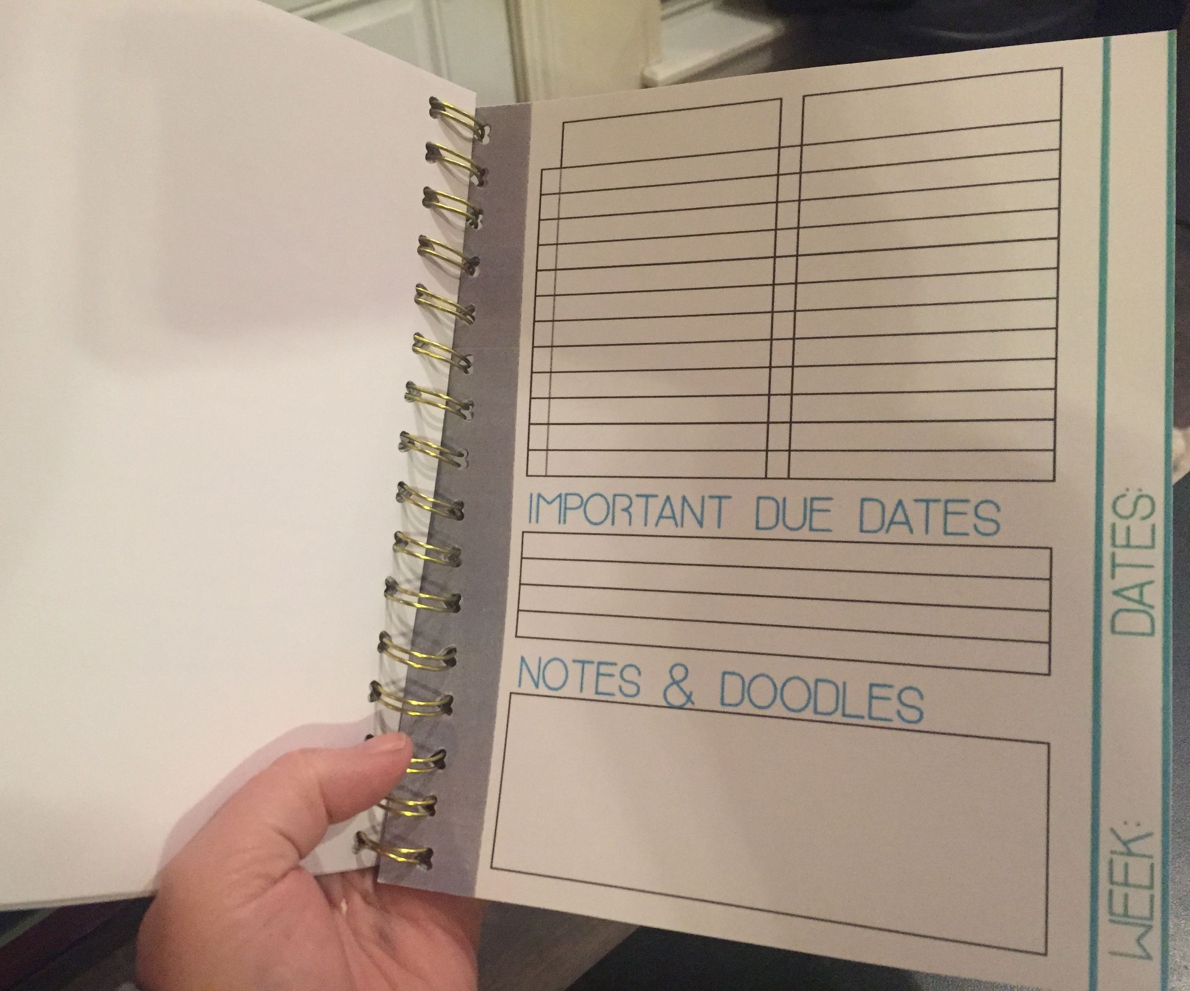 DIY Versatile Academic Planner