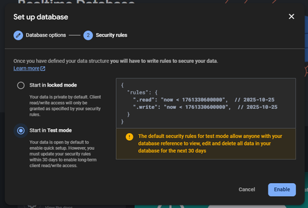 Firebase Project Setup