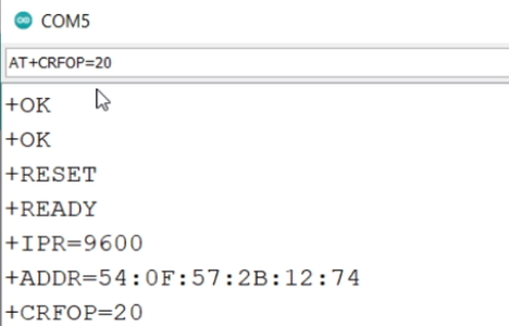AT Commands: